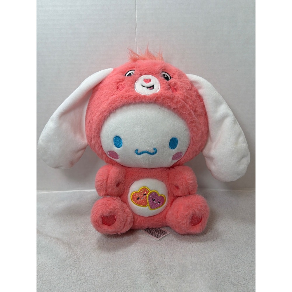 Hello Kitty Care Bears Collab Cinnamoroll Soft Stuffed Plush Love A Lot 2024